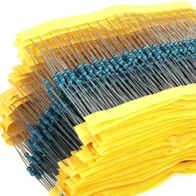 1 Pack 300Pcs 10 -1M Ohm 1/4w Resistance 1% Metal Film Resistor Resistance Assortment Kit Set 30 Kinds Each 10pcs