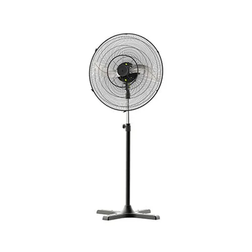 26" 2 Blade Industrial Pedestal Fan - Black