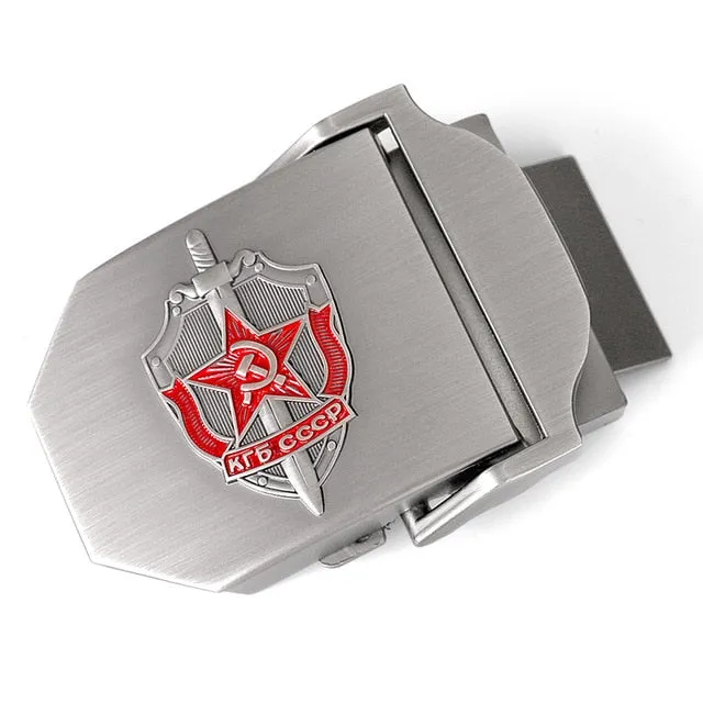 3D Soviet Glory KGB Canvas Military Canvas Belt