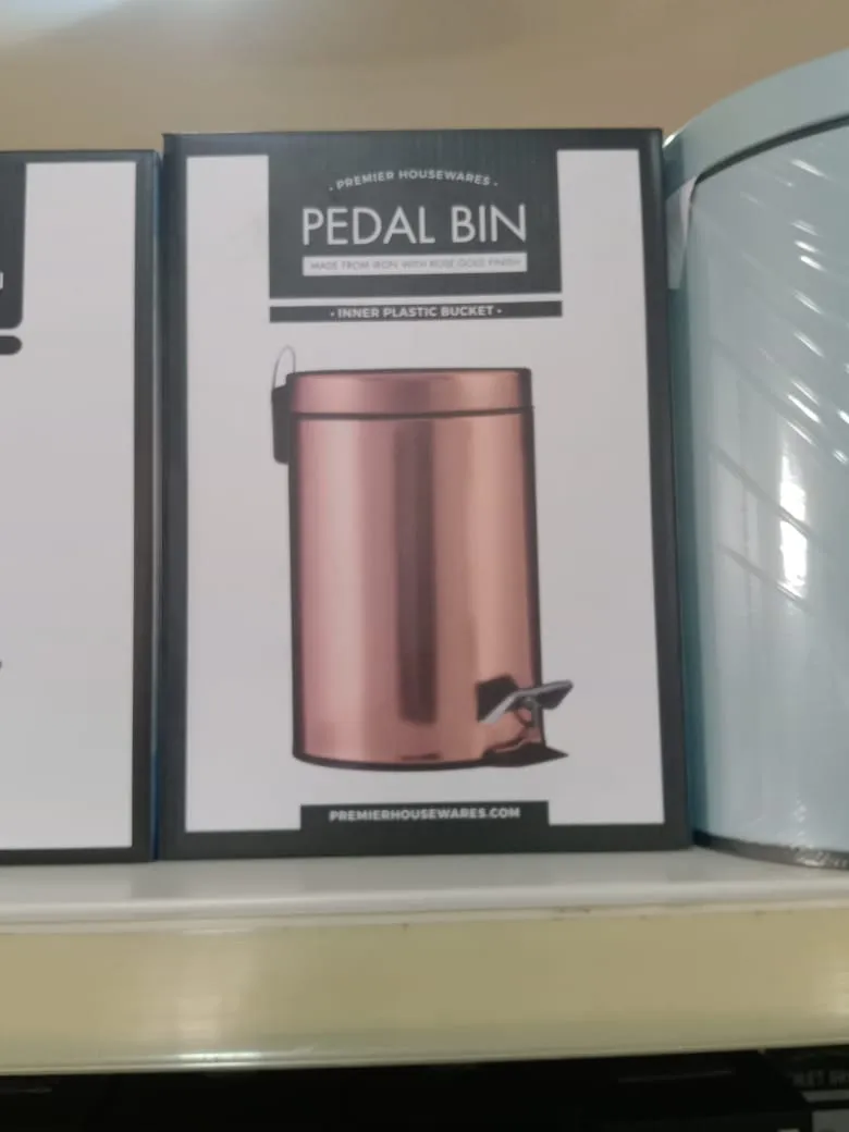 3L Pedal Bin - Rose Gold