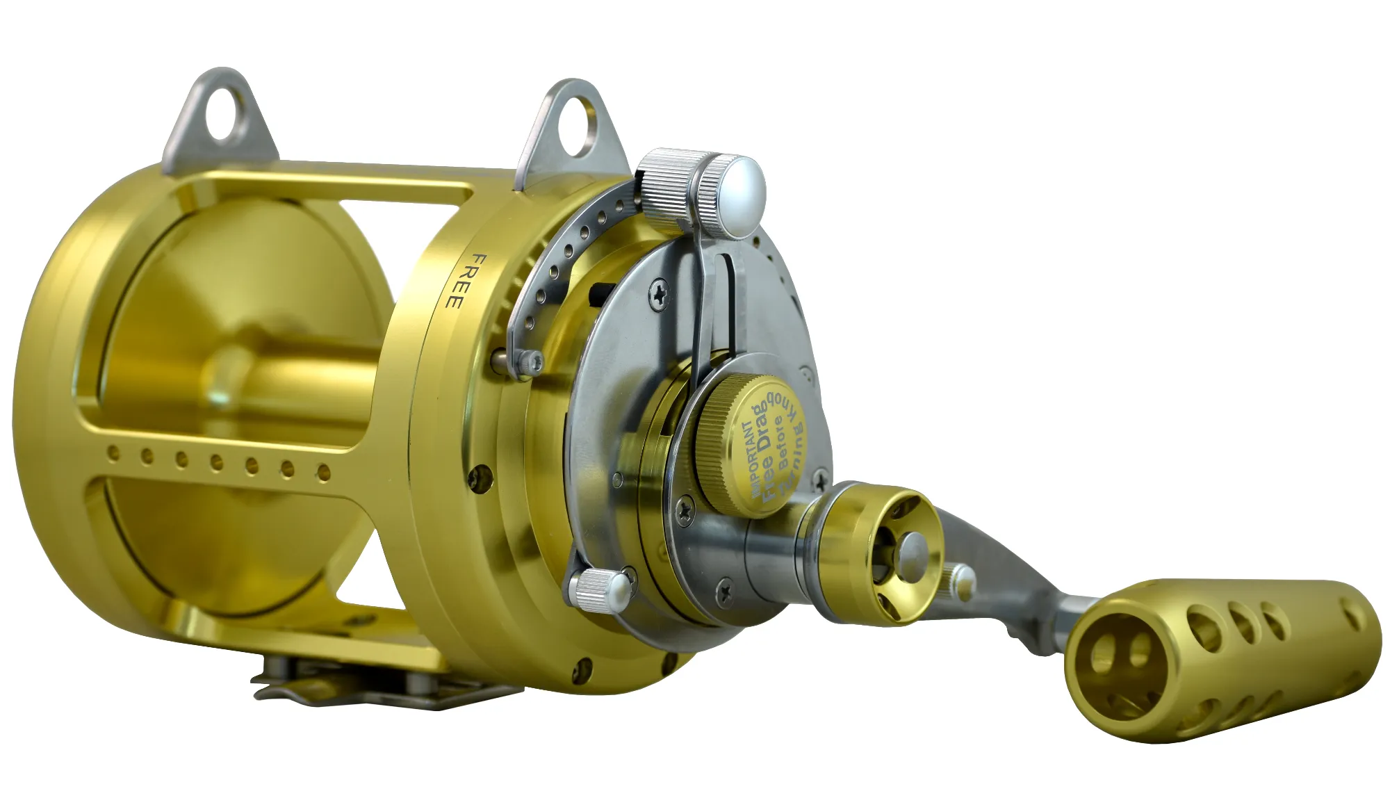 50W 2-Speed Twin Drag Reel | Blue Marlin Tournament Edition