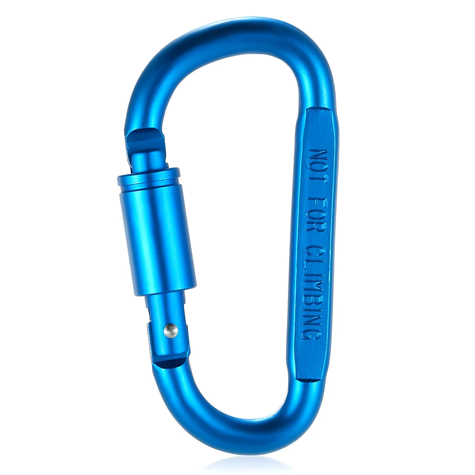 9 Pack Aluminum Alloy D-ring Locking Carabiner Clip Set