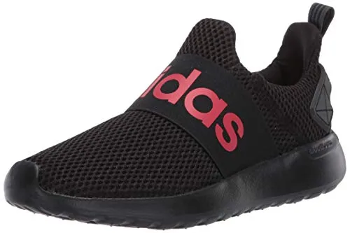 adidas Men Lite Racer Adapt Running Shoe, Black/Grey/Scarlet, 10.5 US