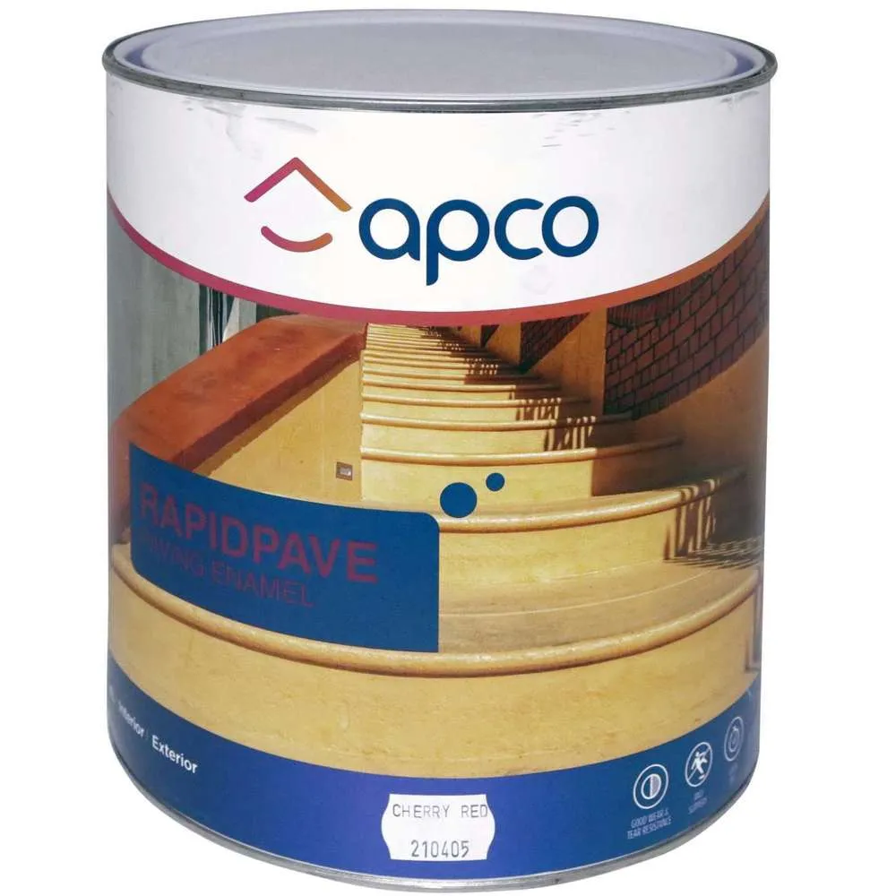 Apco RapidPave Enamel Cherry Red 4L