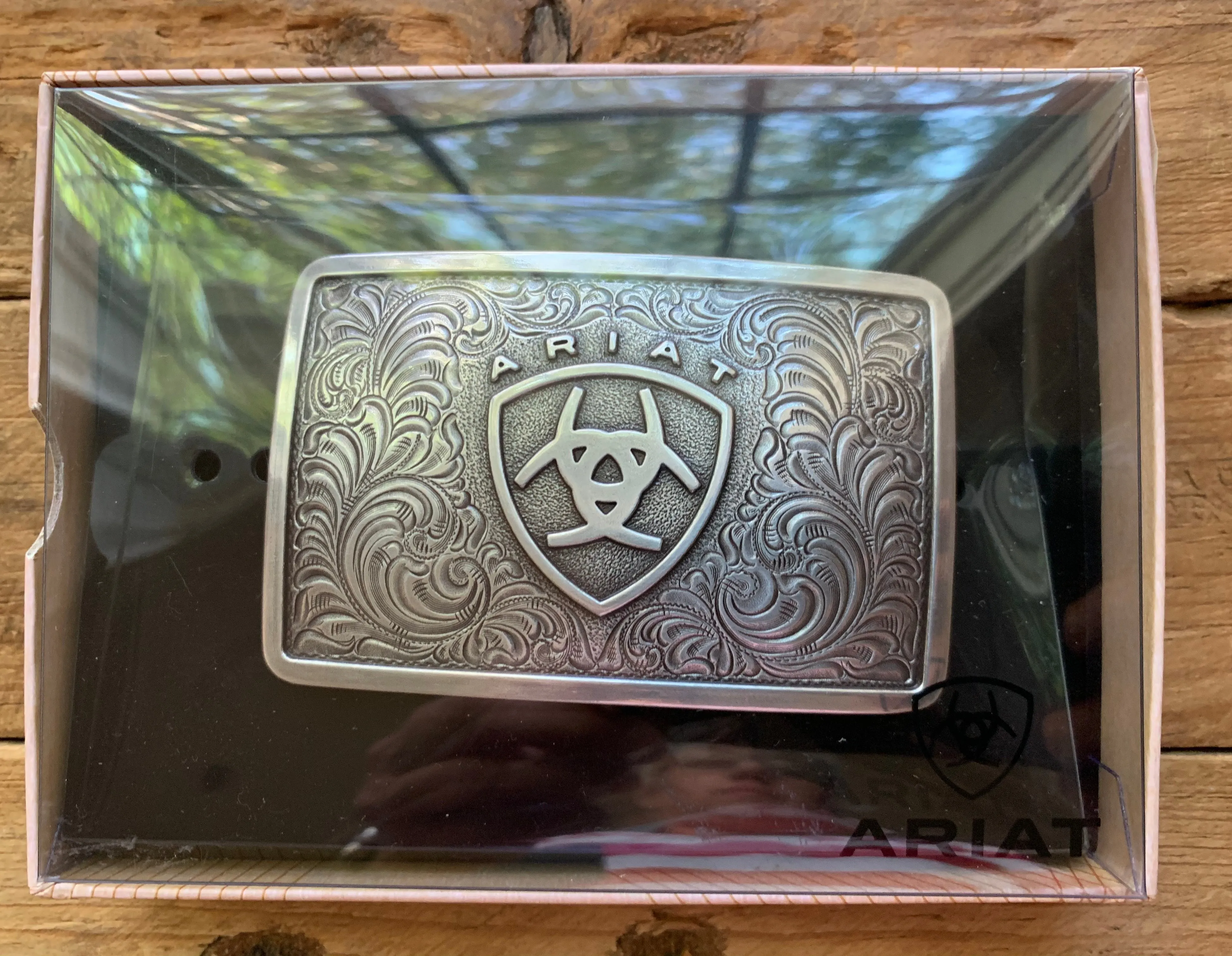 Ariat Logo Belt Buckle