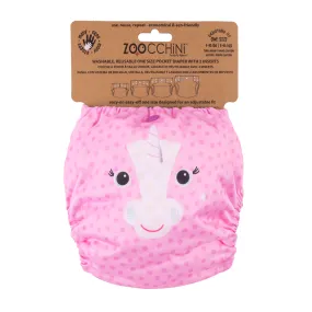 Baby/Toddler Reusable Cloth Pocket Diaper ( 2 Inserts) - Allie the Alicorn