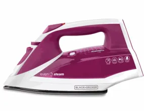 Black and Decker IR2011 1200 Watt Non-Stick Steam Iron 220V (NOT FOR USA)