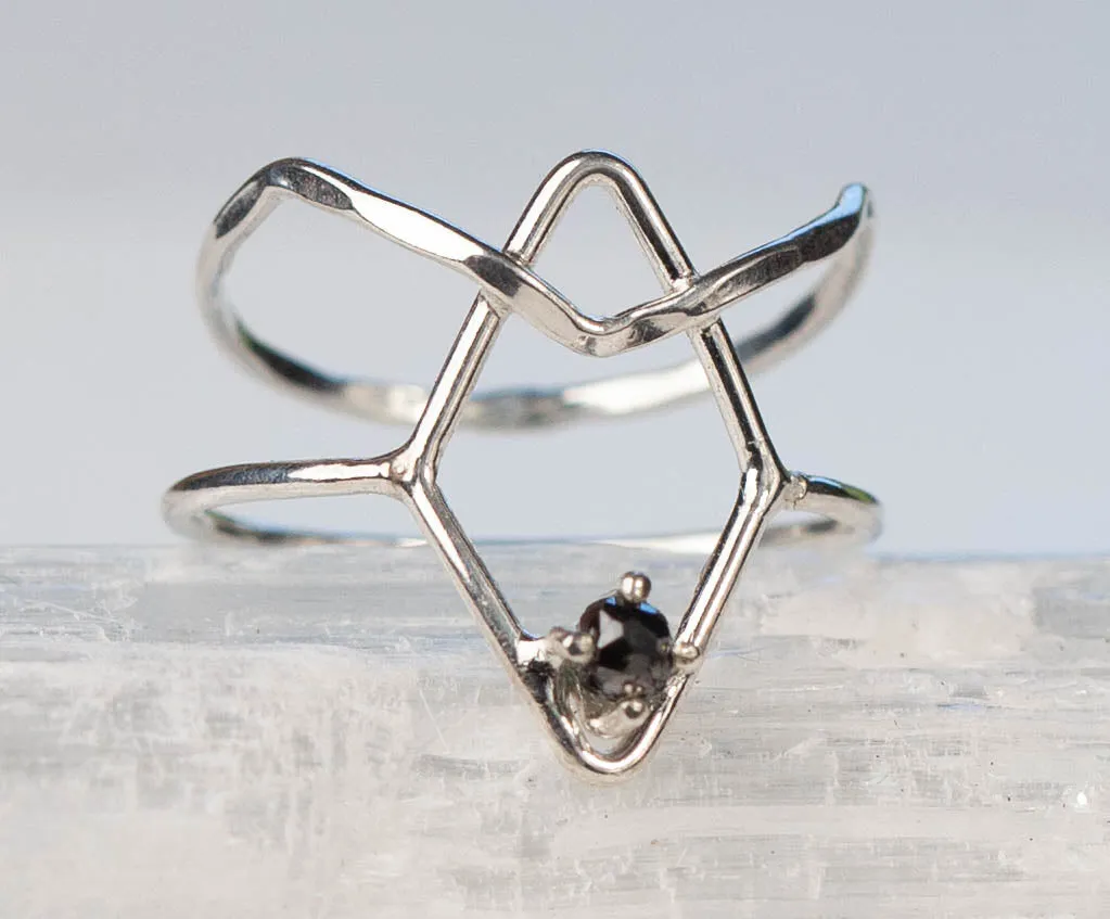 Black Diamond Shiva Ring