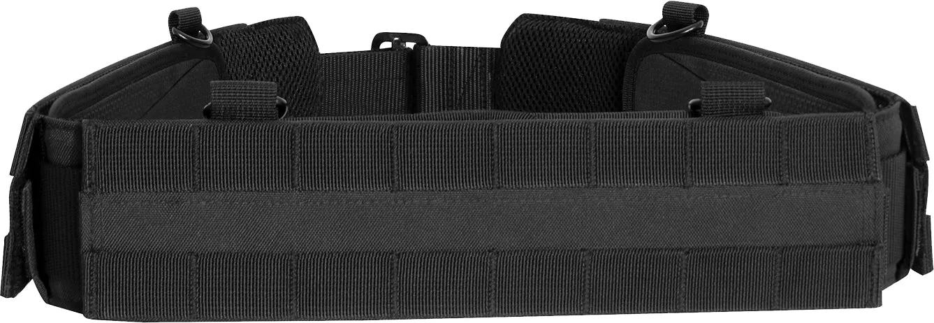 Black - MOLLE Lightweight Low Profile Tactical Battle Belt