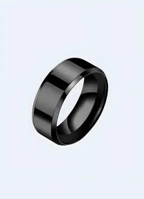 Black Titanium Ring