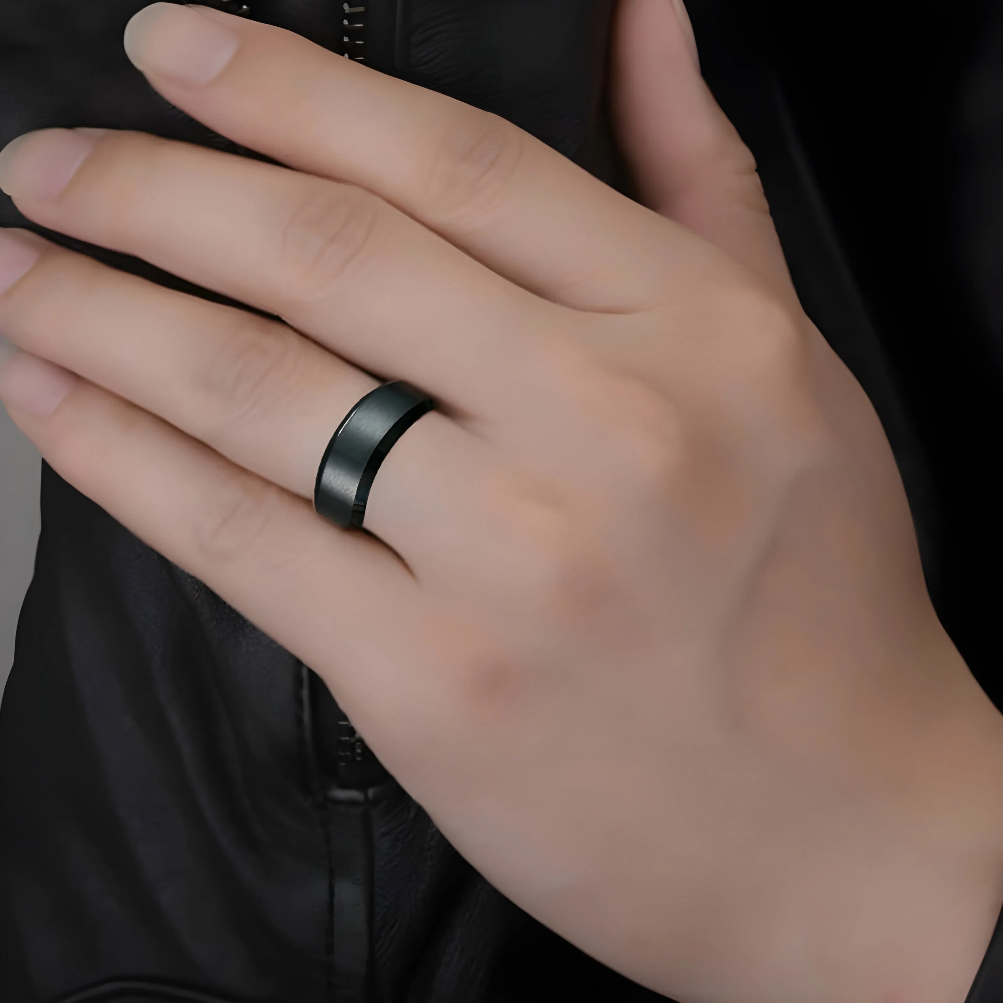 Black Titanium Ring