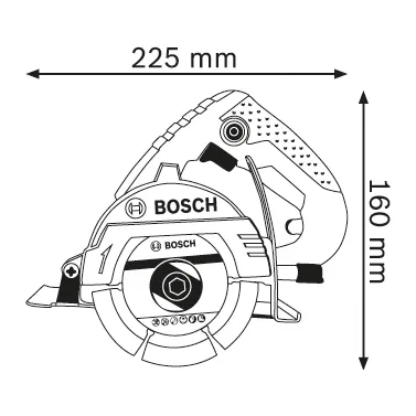 Bosch GDM 121 Concrete Cutter 4" [Contractor's Choice]