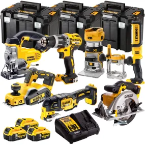 Dewalt 18V 7 Piece Power Tool Kit with 3 x 5.0Ah Batteries T4TKIT-446