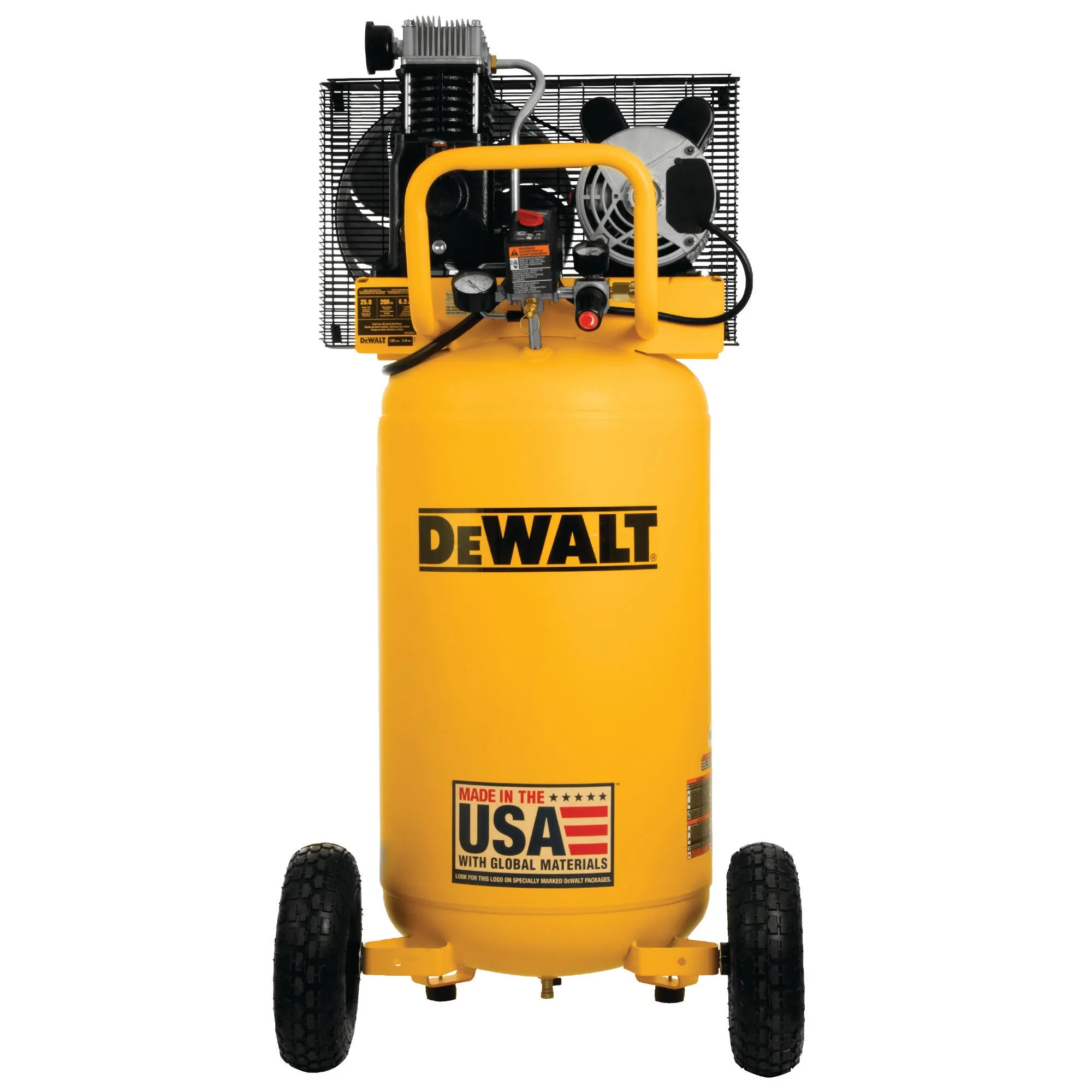 DeWALT DXCM251 25 Gallon 200 PSI Vertical Portable Oil lubed Air Compressor