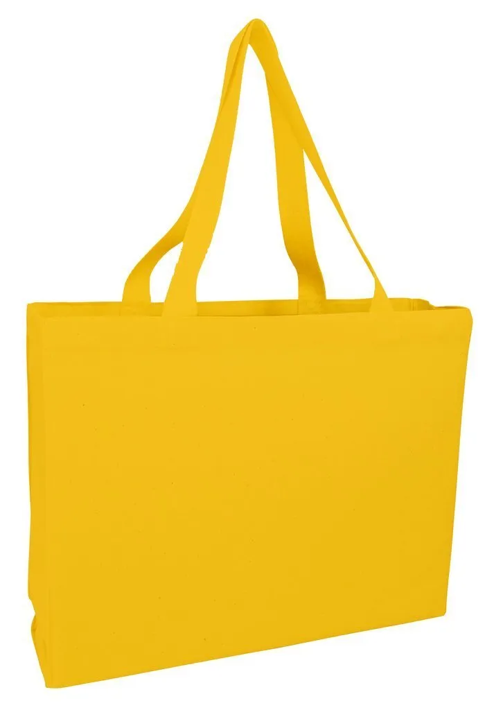 Full Gusset Heavy Cheap Canvas Tote Bags