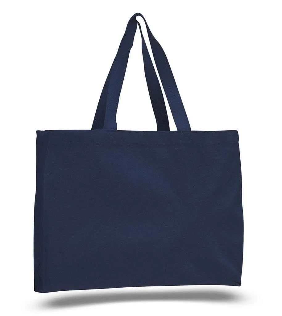 Full Gusset Heavy Cheap Canvas Tote Bags