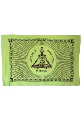 Inner Peace Meditating yogi Yoga Tapestry Wall Hanging