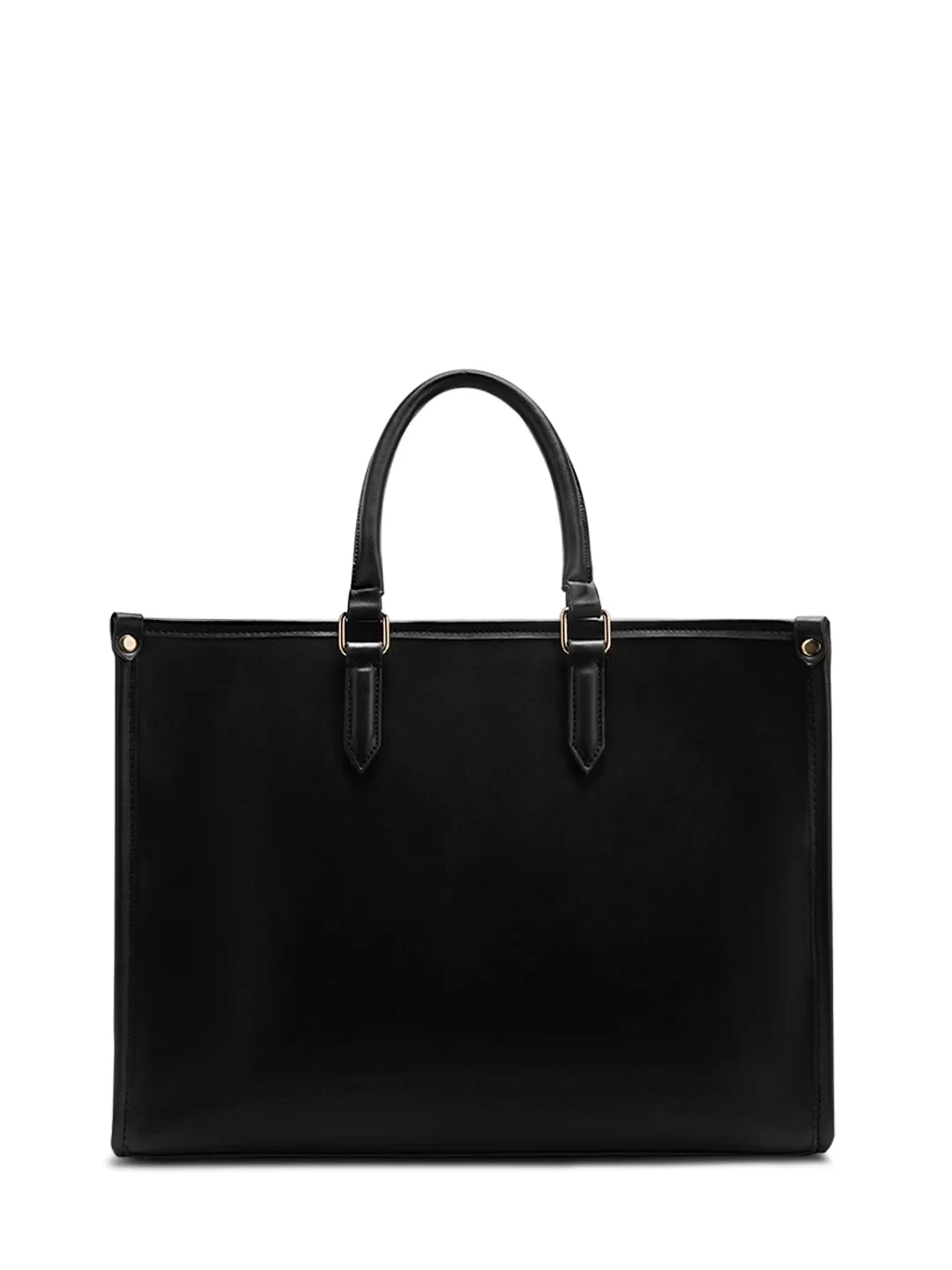 Lavie Signature Madisson Large Black Womens Box Tote