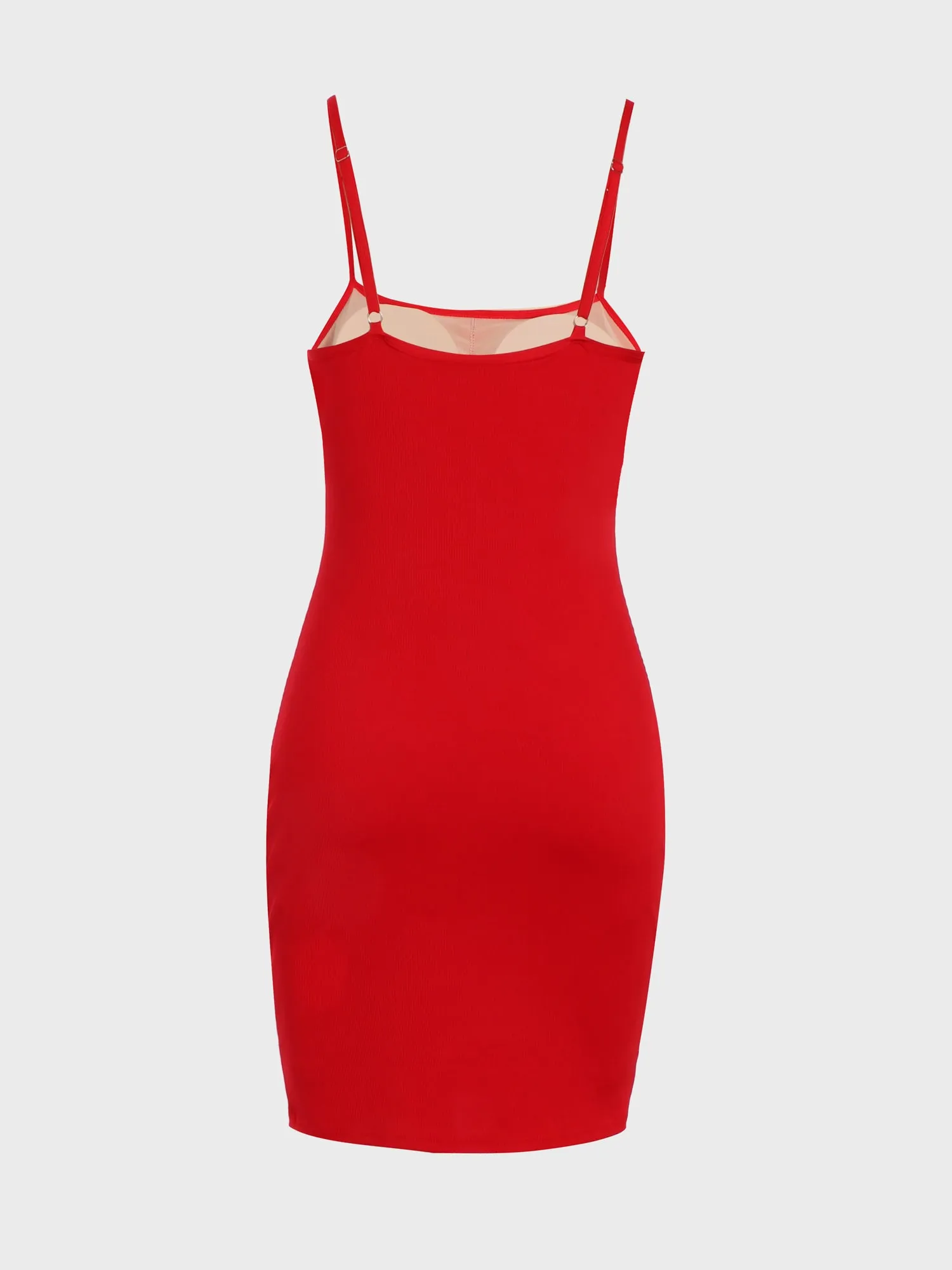 Midsize Goddess Mini Slip Dress With Built-in Shapewear