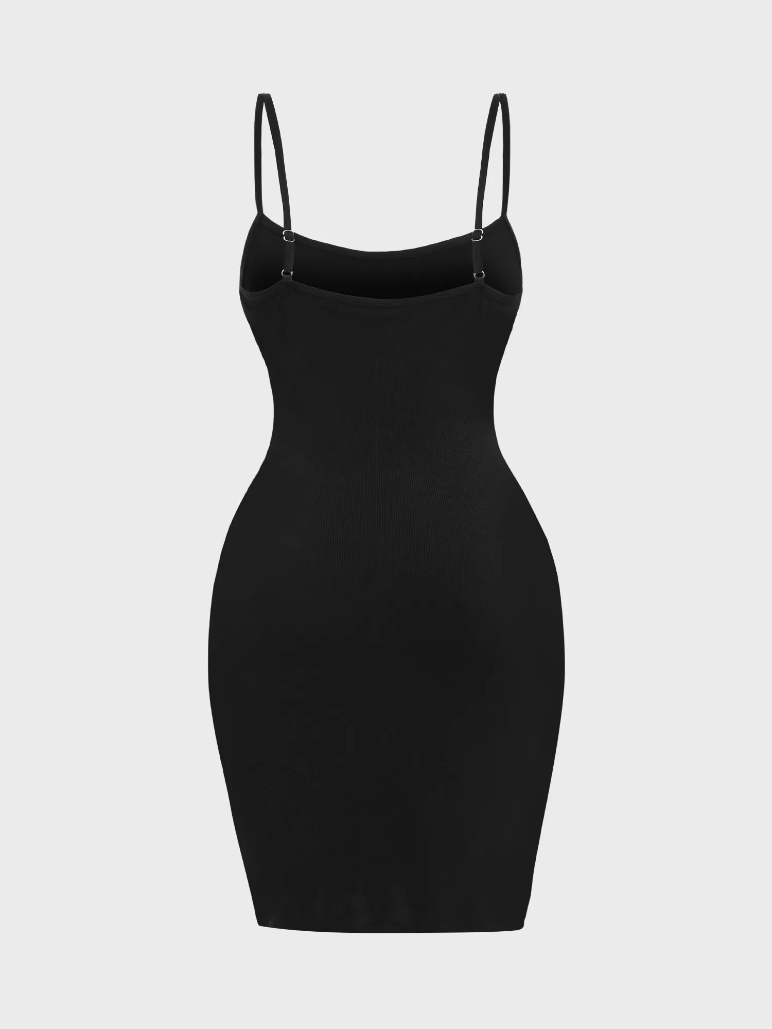 Midsize Goddess Mini Slip Dress With Built-in Shapewear