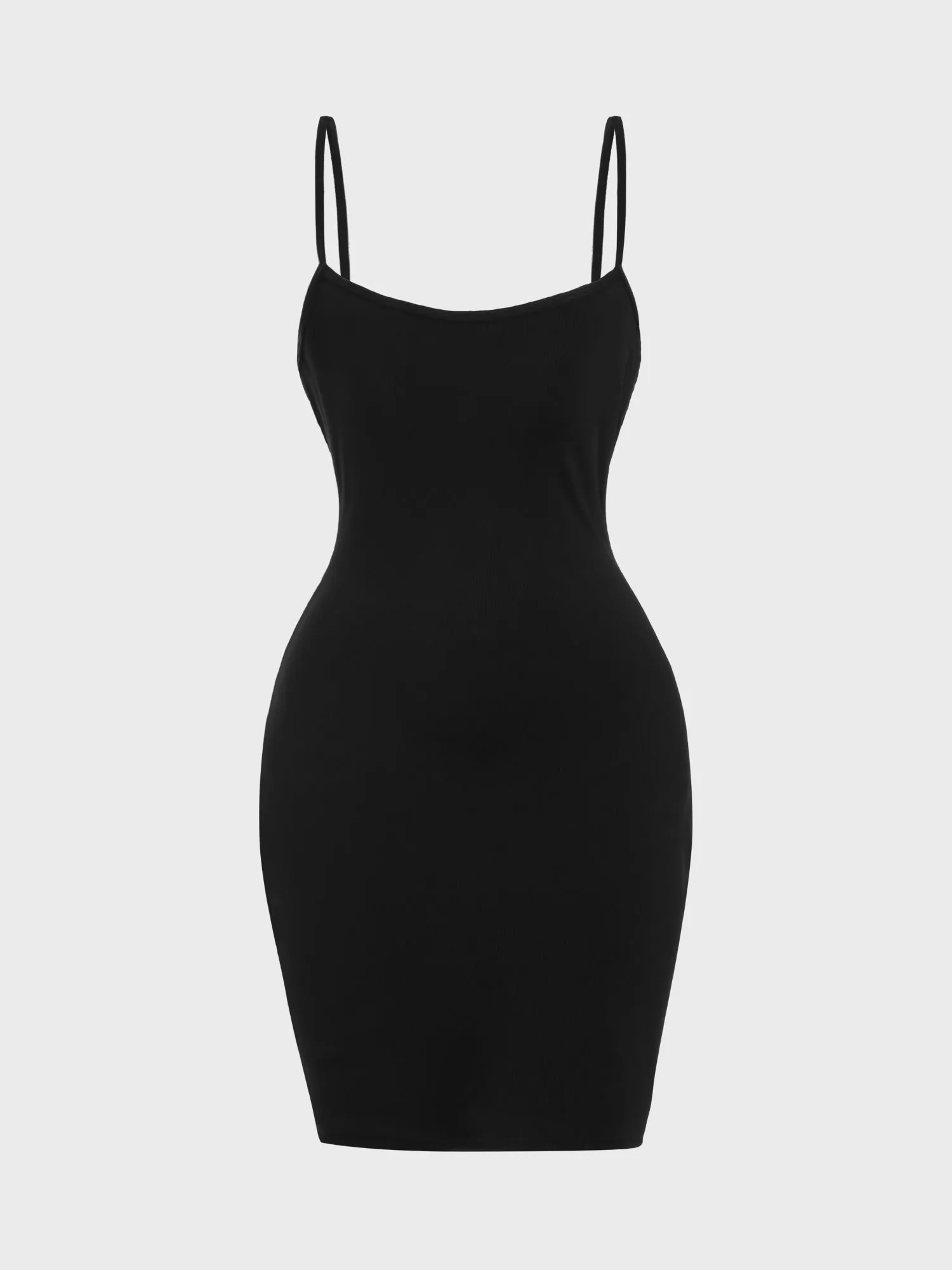 Midsize Goddess Mini Slip Dress With Built-in Shapewear