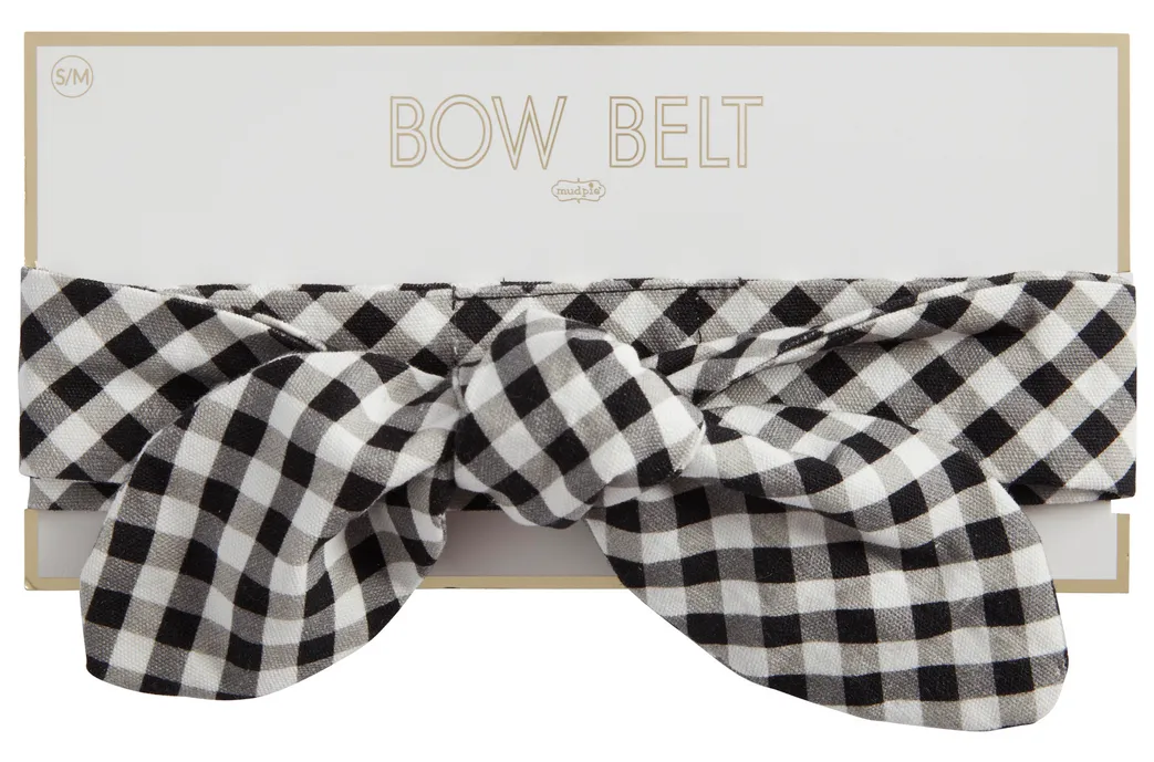 Mudpie Woven Bow Belt