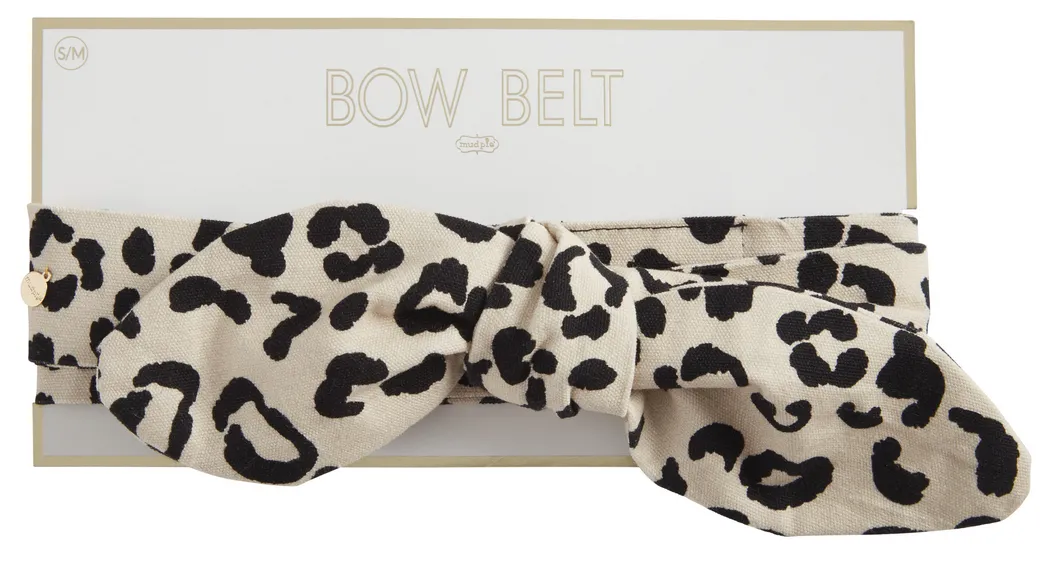 Mudpie Woven Bow Belt