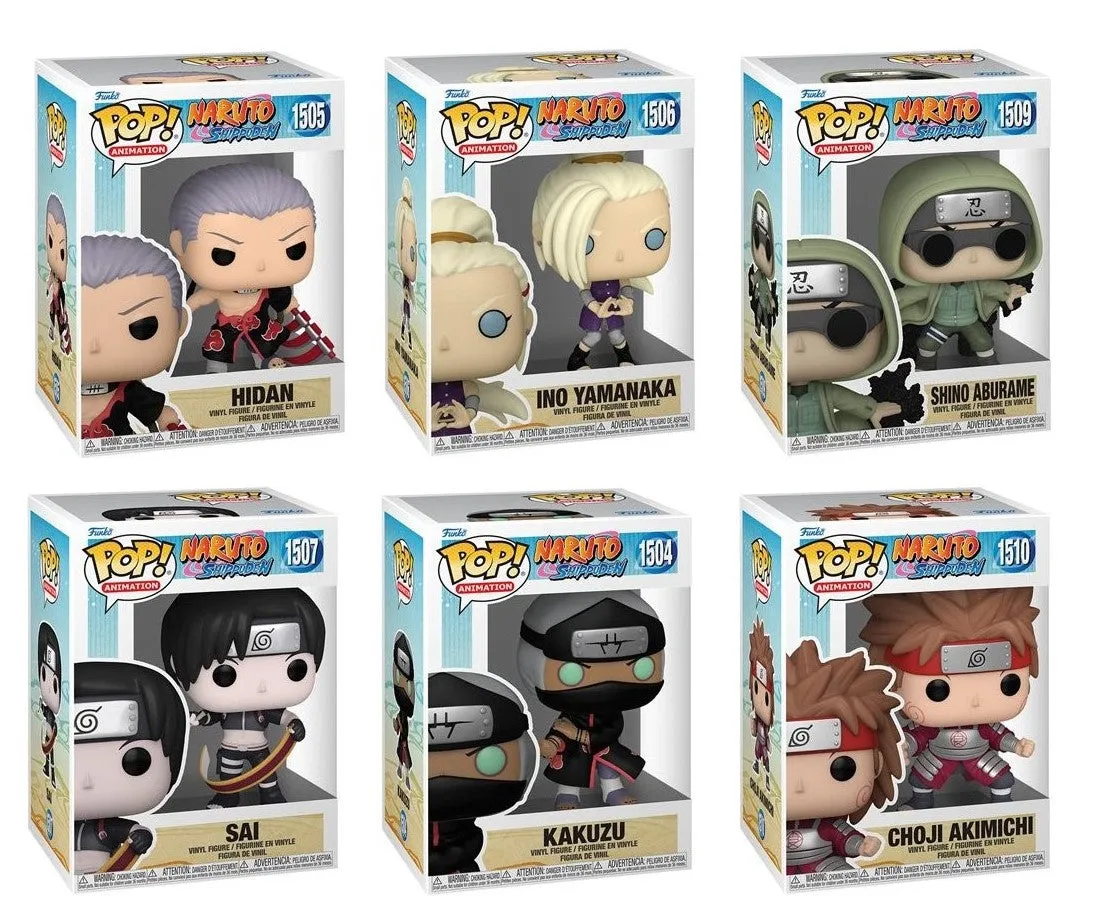 Naruto: Shippuden Funko Pop! Vinyl Figure Bundle