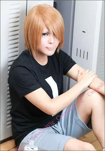 "Yowamushi Pedal" Hajime Aoyagi style cosplay wig