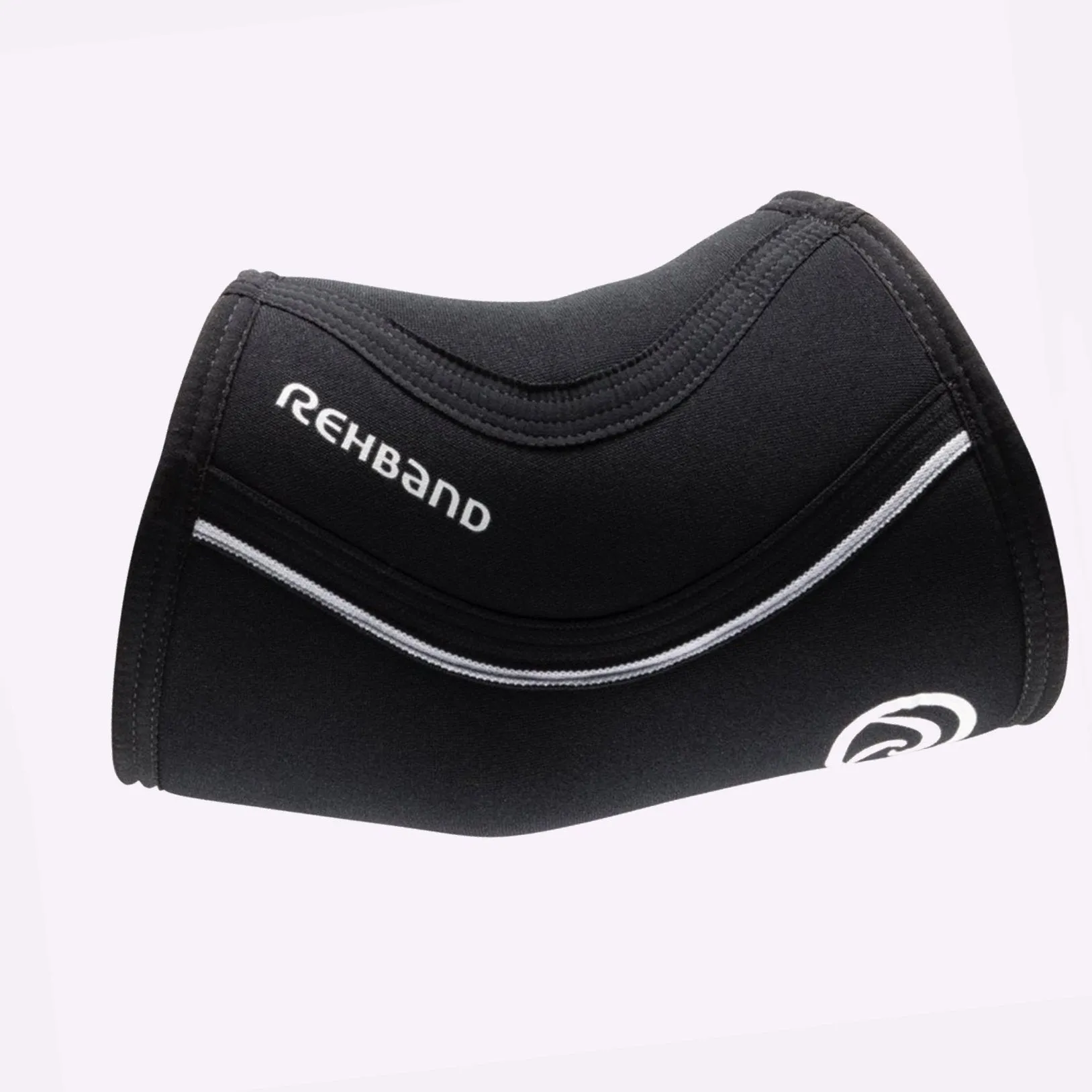 Rehband RX Elbow Sleeve 5mm Black - SINGLE