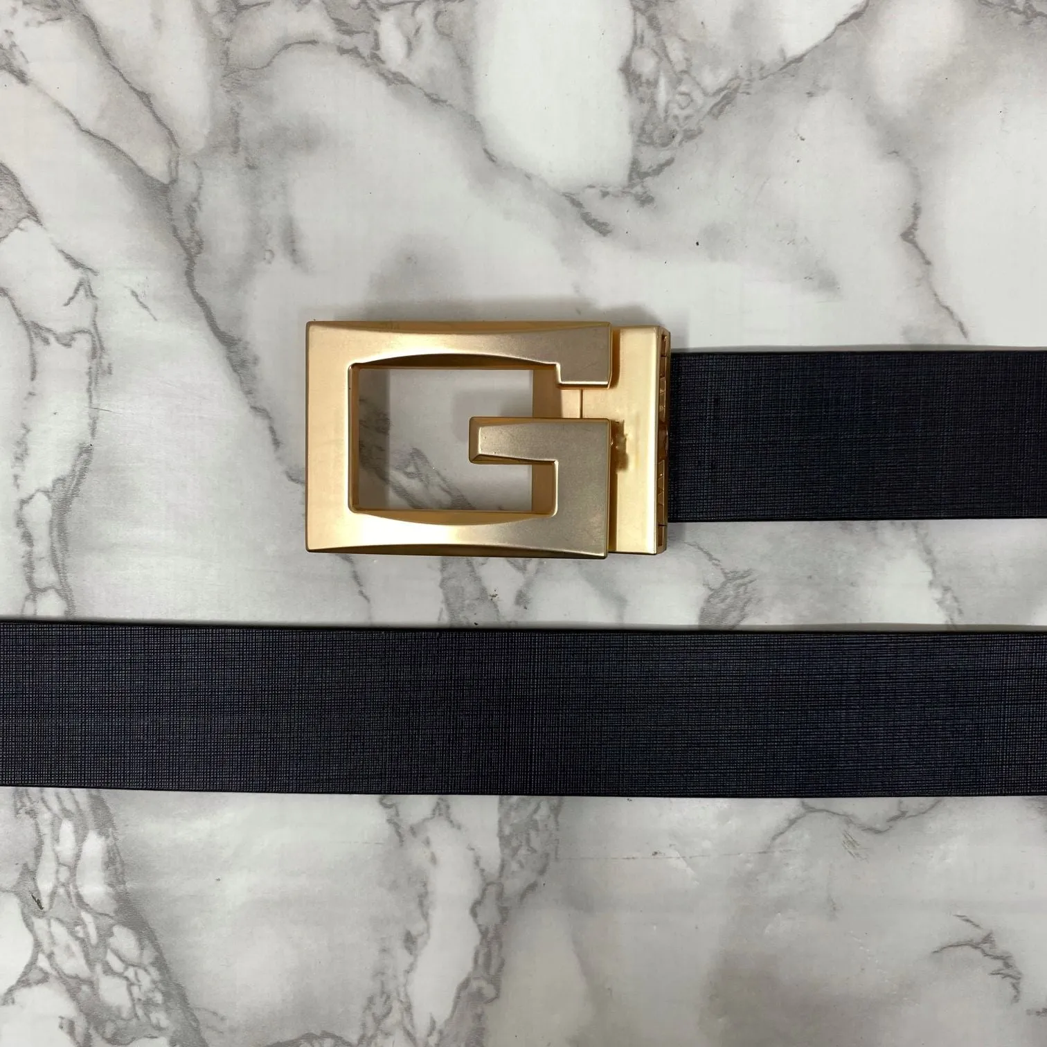 Square G-Section Leather Belt-JonasParamount