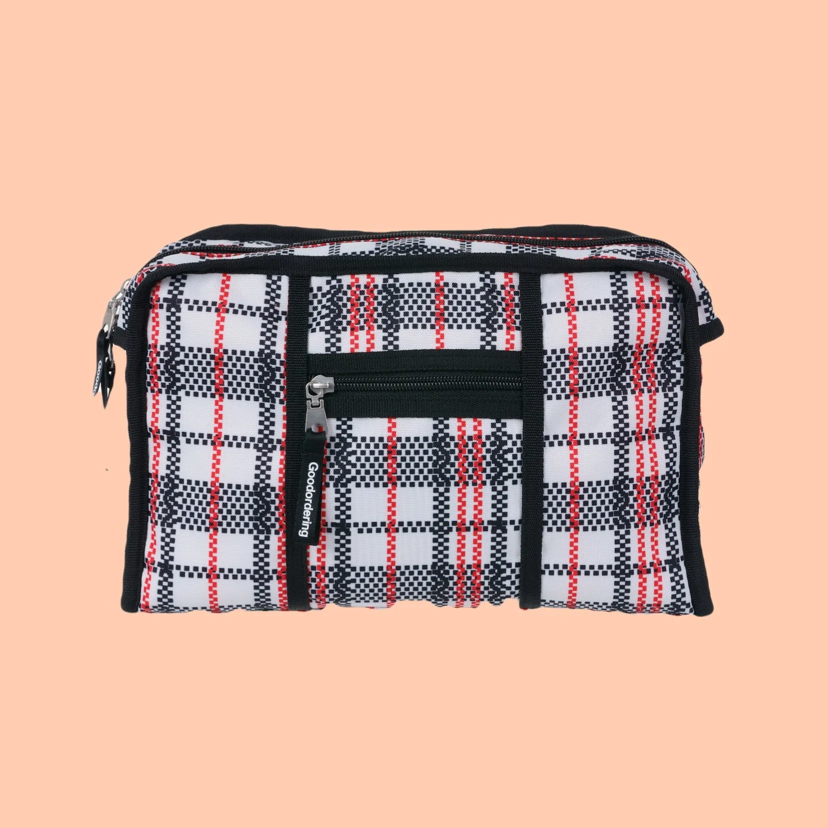 Tartan Eco wash bag / handbag