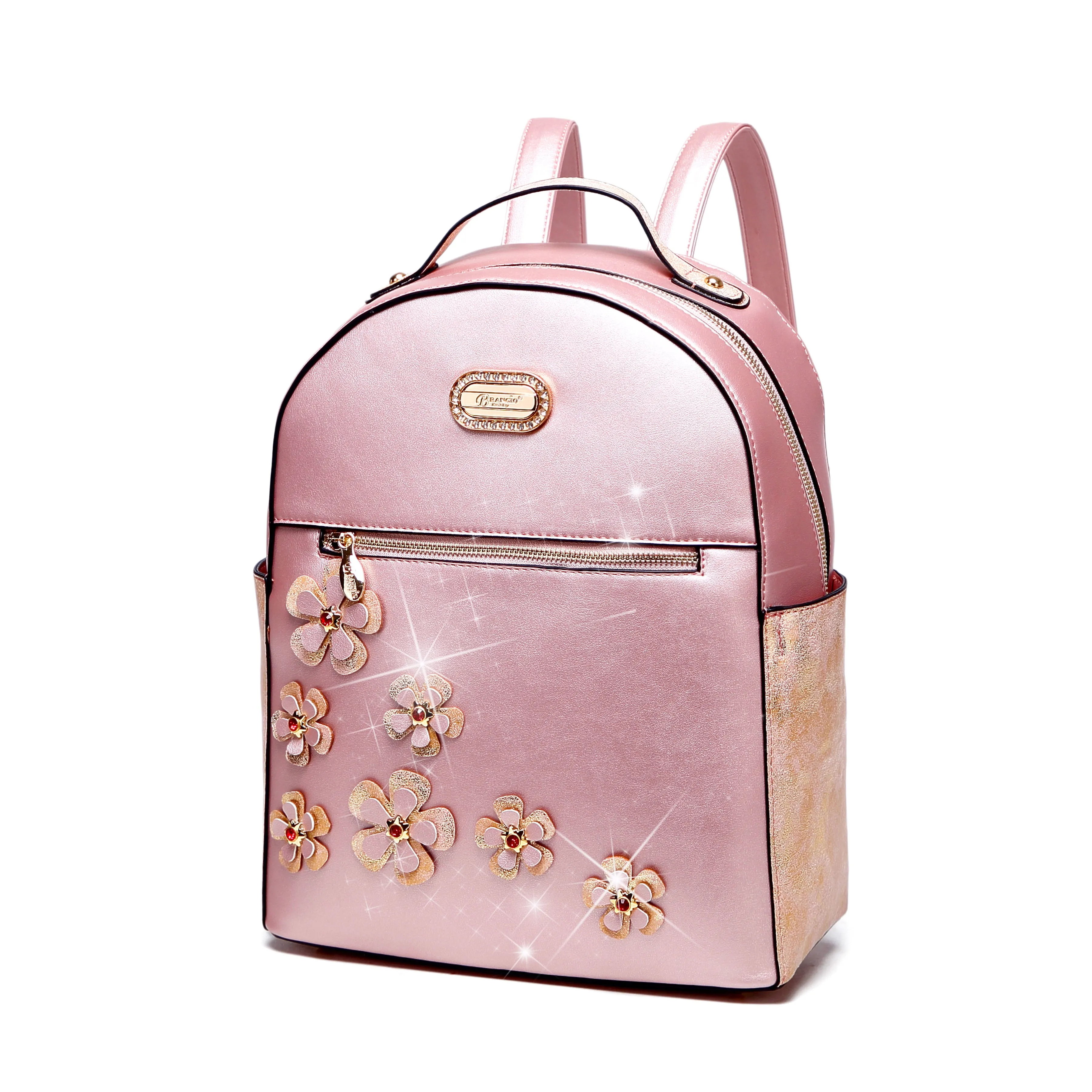 Twinkle Cosmos Handmade Floral Fashion Backpack