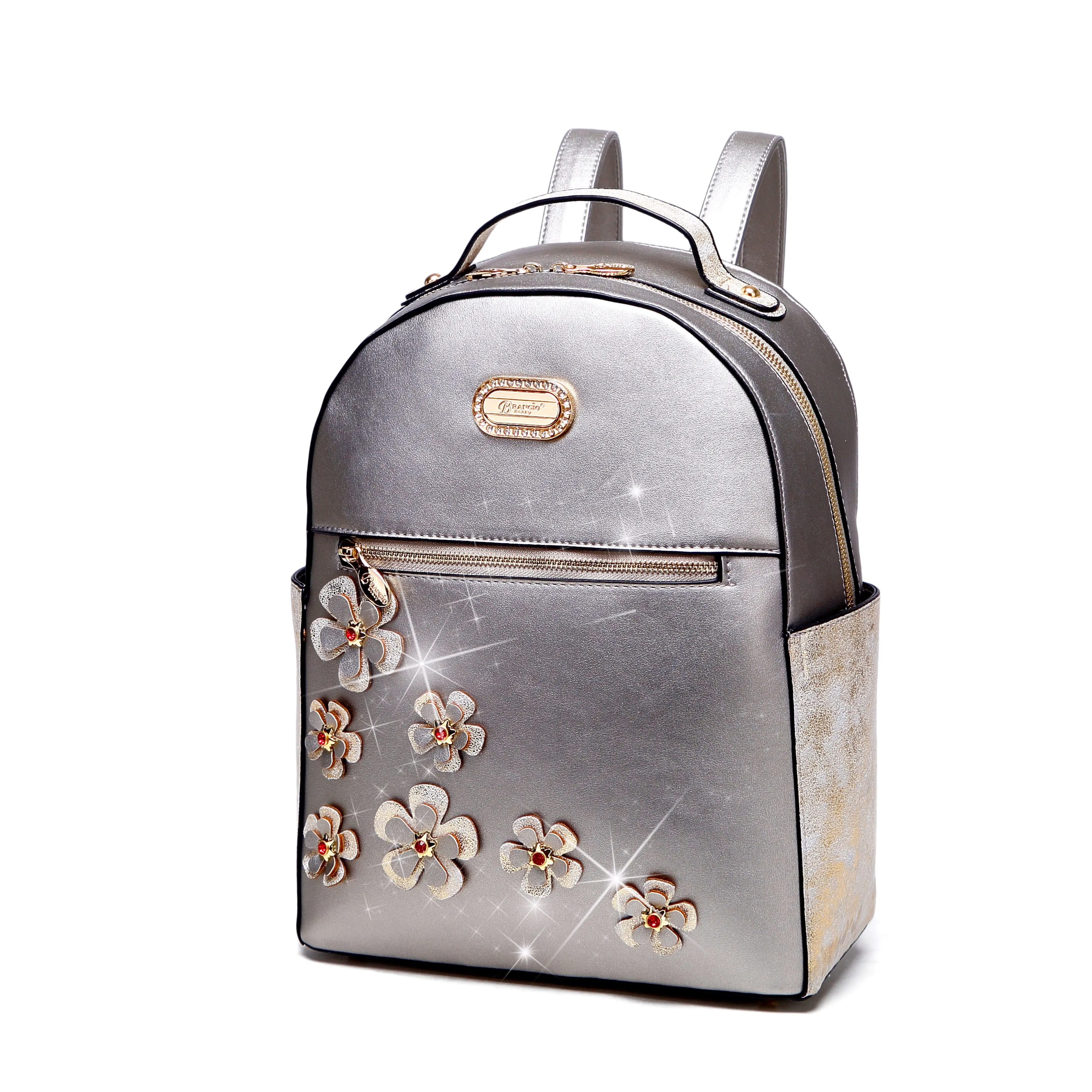 Twinkle Cosmos Handmade Floral Fashion Backpack