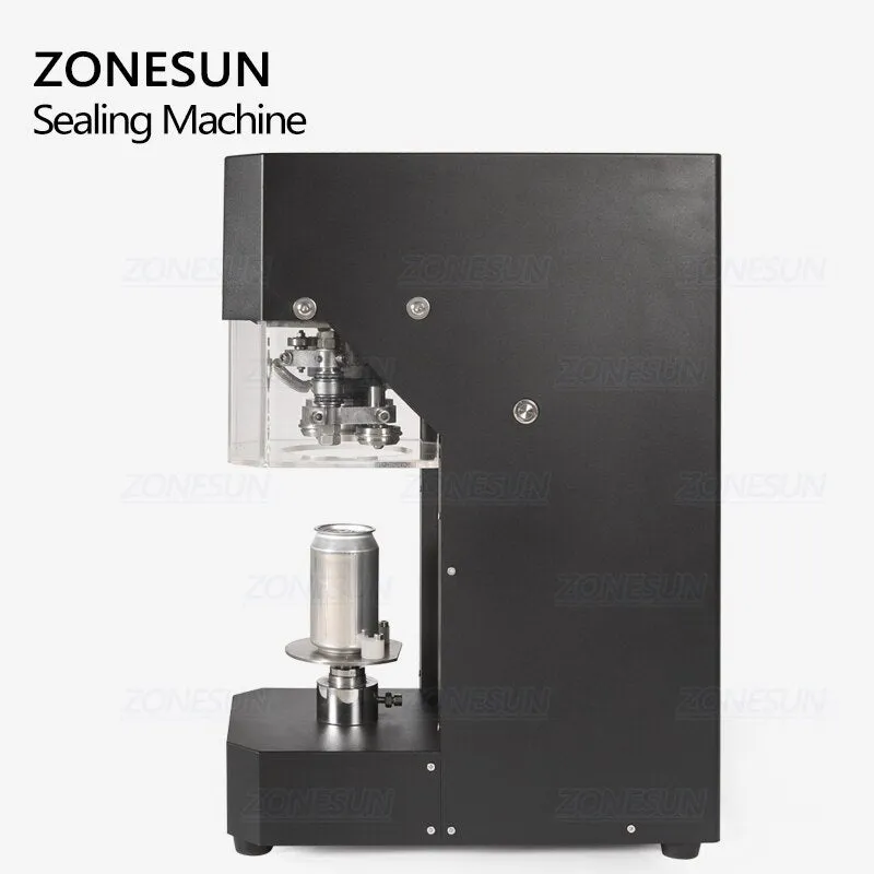 ZONESUN 55mm Intelligent Can Seamer Bottle Sealing Machine